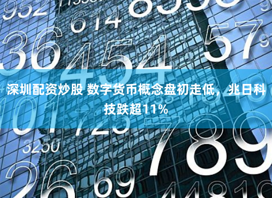 深圳配资炒股 数字货币概念盘初走低，兆日科技跌超11%